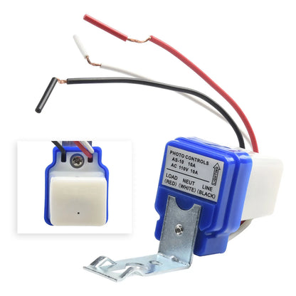 Automatic Photo Control Switch Garden Port Road Lighting Factories AC DC 12-220V 5*4.2*3.3cm Blue Controller Switch