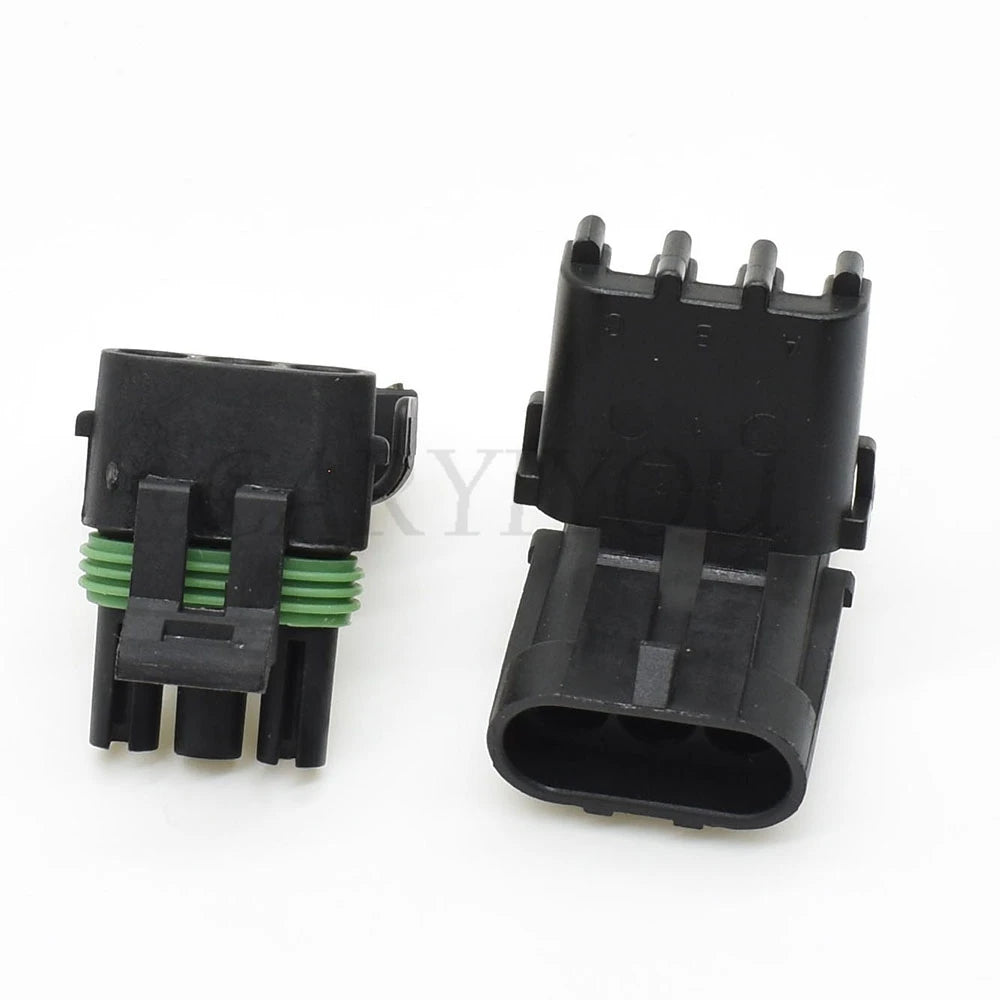 3-Pin 2.5mm Delphi Weather Pack Fuel Injector Connector 12020827 12020829 DJ3031Y-2.5 Male Female