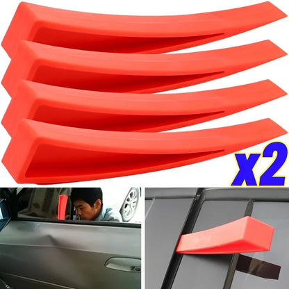 Car Window Dent Repair Plastic Red Car Universal Crowbar Enlarger Door Recess Body Window Door Wedge Remove Repair Hand Tools