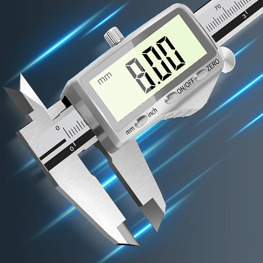 Rechargeable Vernier Digital Caliper High For Precision-Jewelry Depth Gauge Measuring & Gauging Tools