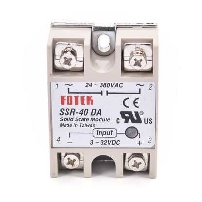 New Industrial Solid State Relay SSR 40A with Protective Flag SSR-40DA 40A DC control AC