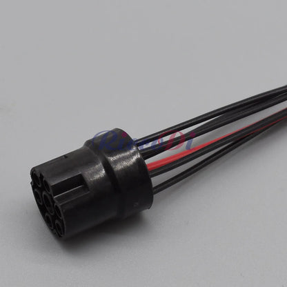 DJ3071-1.5/3.5-11 / DJ3071-1.5/3.5-21 White Automotive 7-Pin Composite Connector — Male Female with 15cm Pre-wired Harness