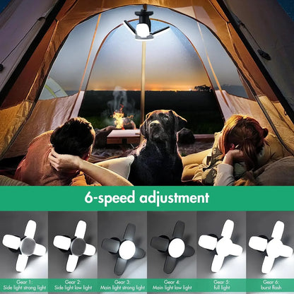 Solar Outdoor Light Camping Lights Charging Emergency Lighting Tent Light Ultra Long Battery Life Folding Hanging Camping Lights