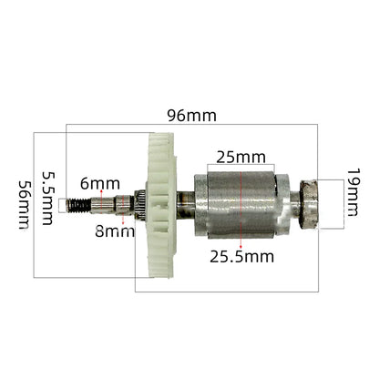 1pc Angle Grinder For Dayi Lithium Battery Angle Grinder Armature Motor Accessories Metal 96*56mm