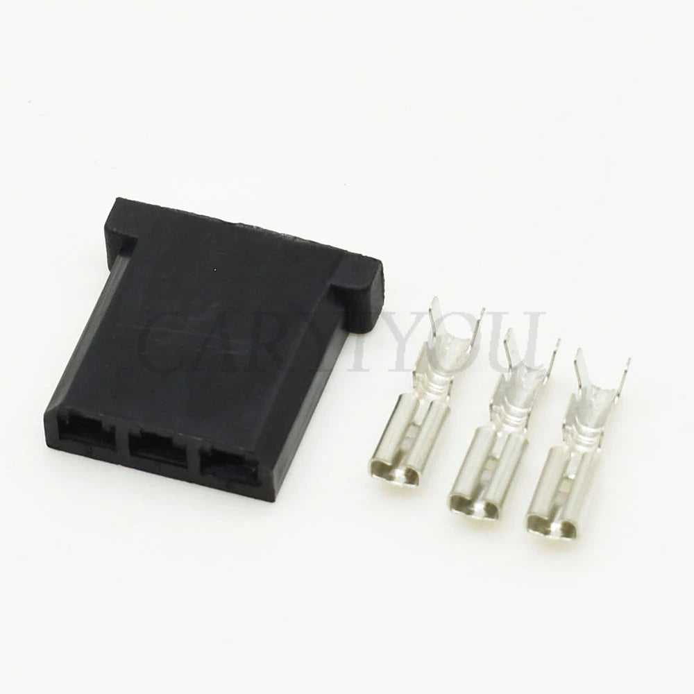 3 Pin Female Unsealed Automotive Wiring Harness Connector Plug 311906231B with Terminals 925015-1