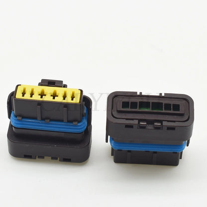 1.5 / 2.8 Series 6 Pin Waterproof Automotive Fuel Pump Connector 211PC069S0190 Auto Wire Socket
