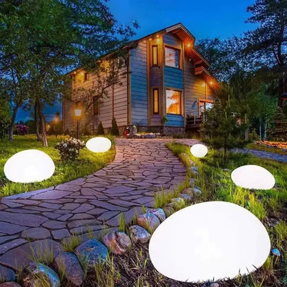Solar Decorative Frosted Ground Lamp Outdoor Waterproof Garden Light