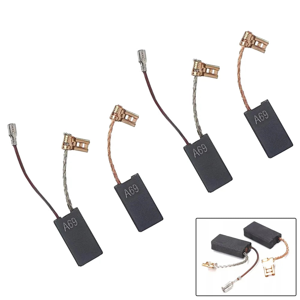 Long Lasting Carbon Brushes 1617014135 for Rotary Hammer For GBH540DE GSH 5CE GSH 5 E GBH745DE GBH745D Set of 4