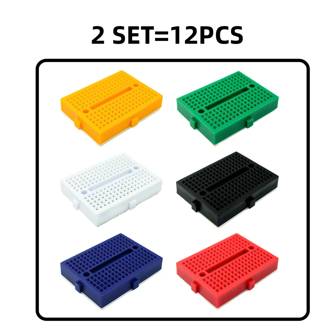 SYB-170 Mini Solderless Prototype Breadboard — 170 Tie-Points for Arduino & DIY Electronics