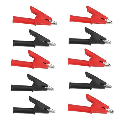 Easy Connect Crocodile Clips 2000V 30A Current Battery Connectors Black Crocodile Clips Strong Spring Mechanism