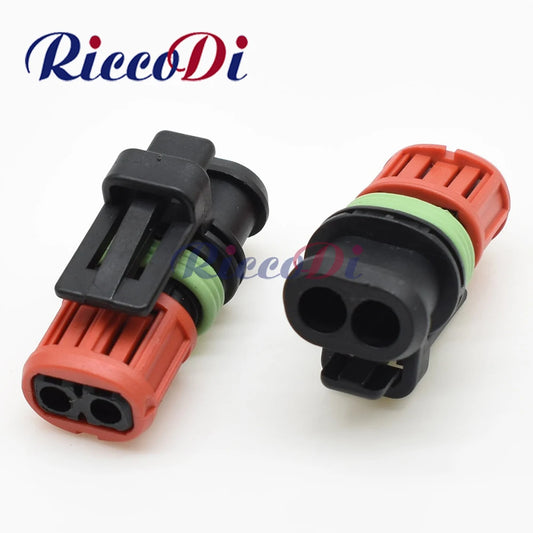 automotive waterproof plastic connector housing for electrical wire harness applications