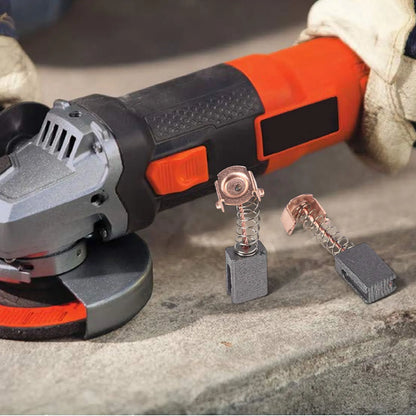 Carbon Brushes Set of 6 5x8x12mm for Angle Grinder G720 Spare Parts to Replace Worn Brushes and Restore Motor Brake