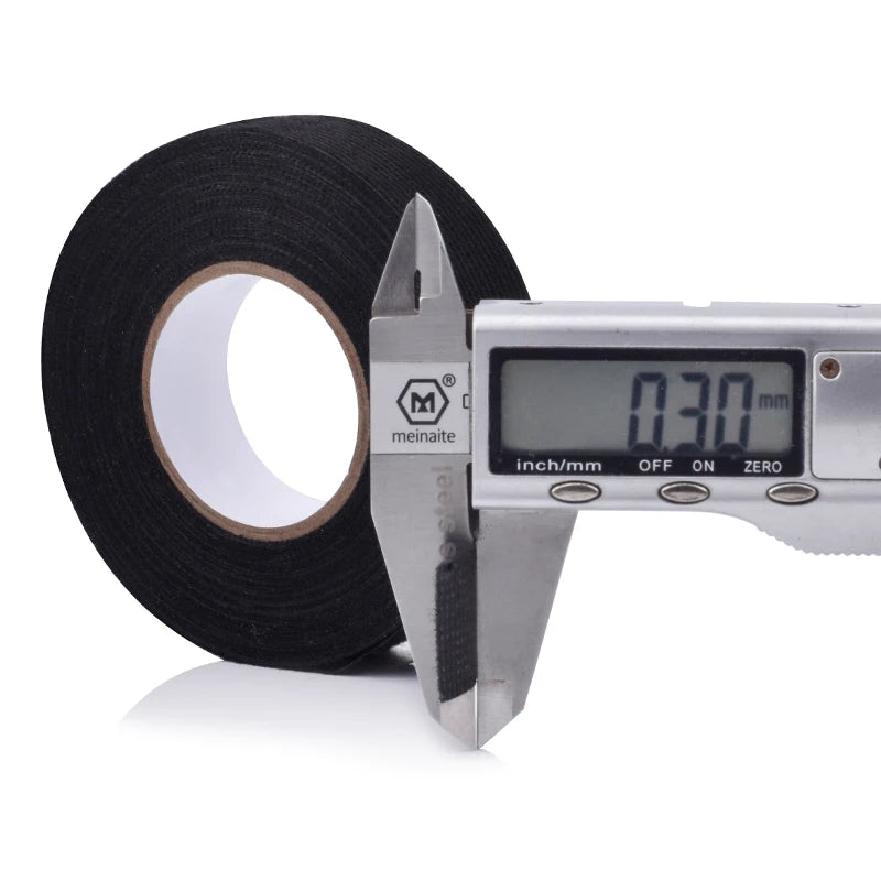 Polyester Cloth Tape 19mm–25mm Automotive Wiring Harness Insulation Tape for Sound and Vibration Reduction