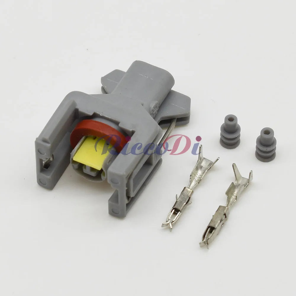 2 Pin Waterproof Fuel Injector Connector Plug for Diesel Fuel Rail Compatible with 10811963 Y122
