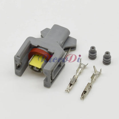 2 Pin Waterproof Fuel Injector Connector Plug for Diesel Fuel Rail Compatible with 10811963 Y122