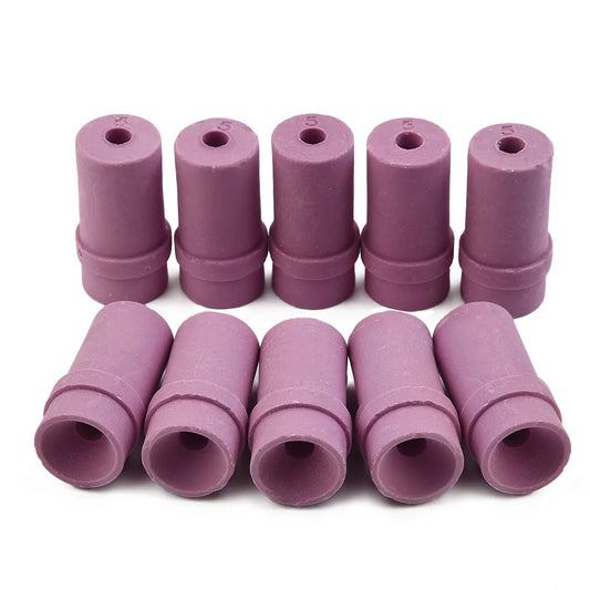 10pcs Sandblaster Ceramic Nozzle Tip Kit 35mm Length Air Siphon Sand Blasting Nozzle 4.5mm 5mm 6mm 7mm Blasting Tool Accessories