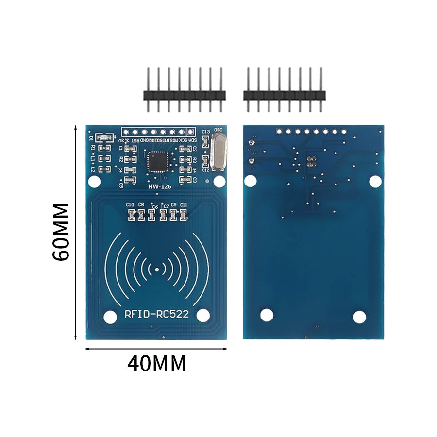 RFID Reader Module Kit 13.56MHz ¨C SPI RC522 Mifare Card Reader/Writer for Arduino and Raspberry Pi