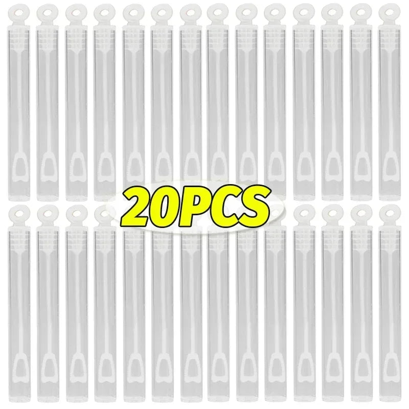 Colorful Bubble Soap Bottle Wand Soap Liquid Tube for Kids Birthday Party Favors Pinata Filler Toys Wedding Gifts 48/10pcs