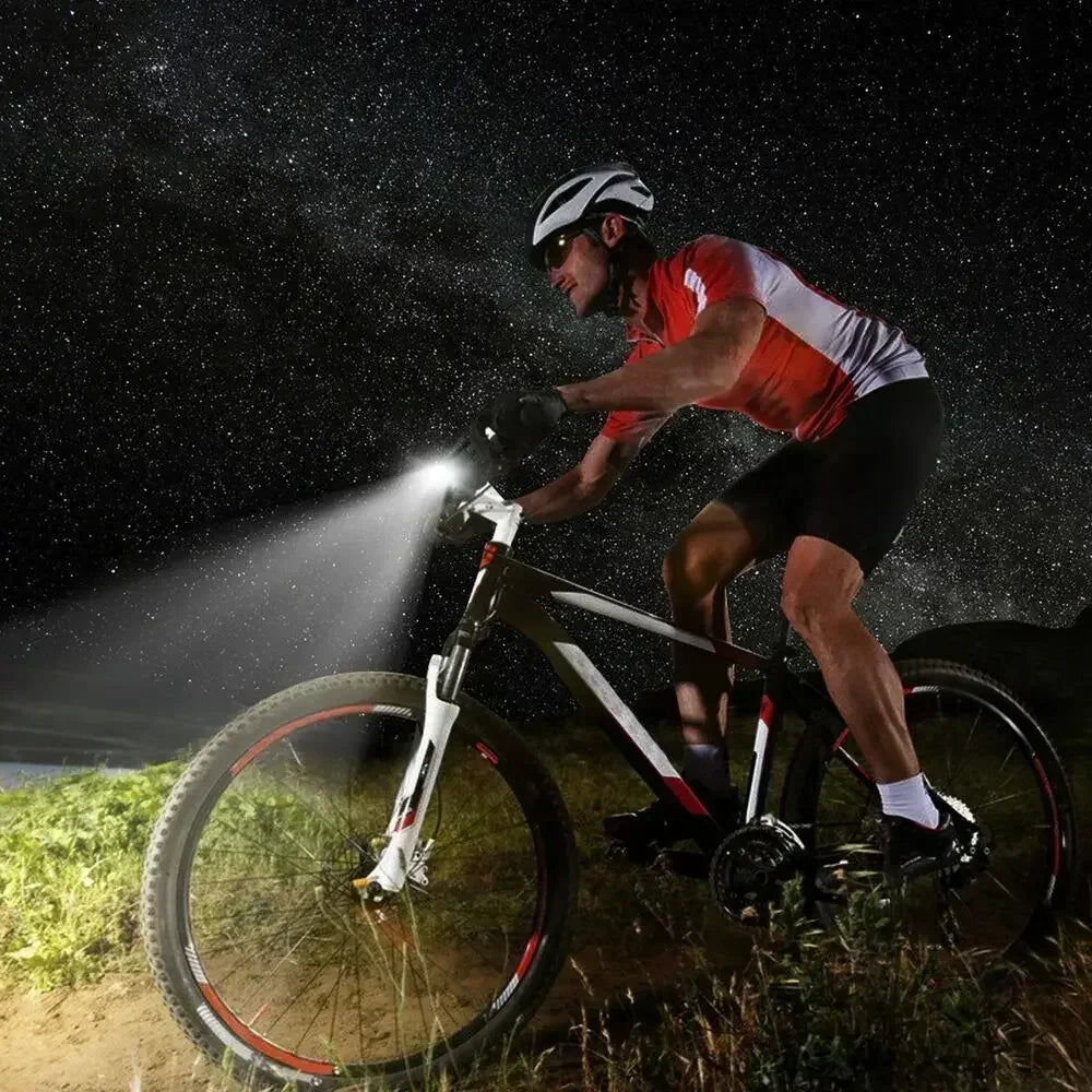 Rechargeable Bike Light Front Light Taillight Mini Night Safety Warning Lantern Bicycle Accessories for Night Outdoor Cycling