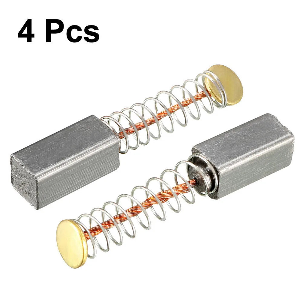 4pcs Carbon Brushes For Electric Motors 11mm X 5 X 5mm Carbon Brushes Power Tool Angle GrinderAccessories Replacement