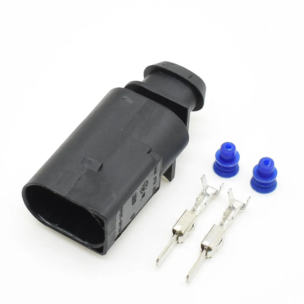 Automotive Wiring Harness Connector Electrical Horn Plug Compatible with 1J0973722 8D0973822 1717692-1