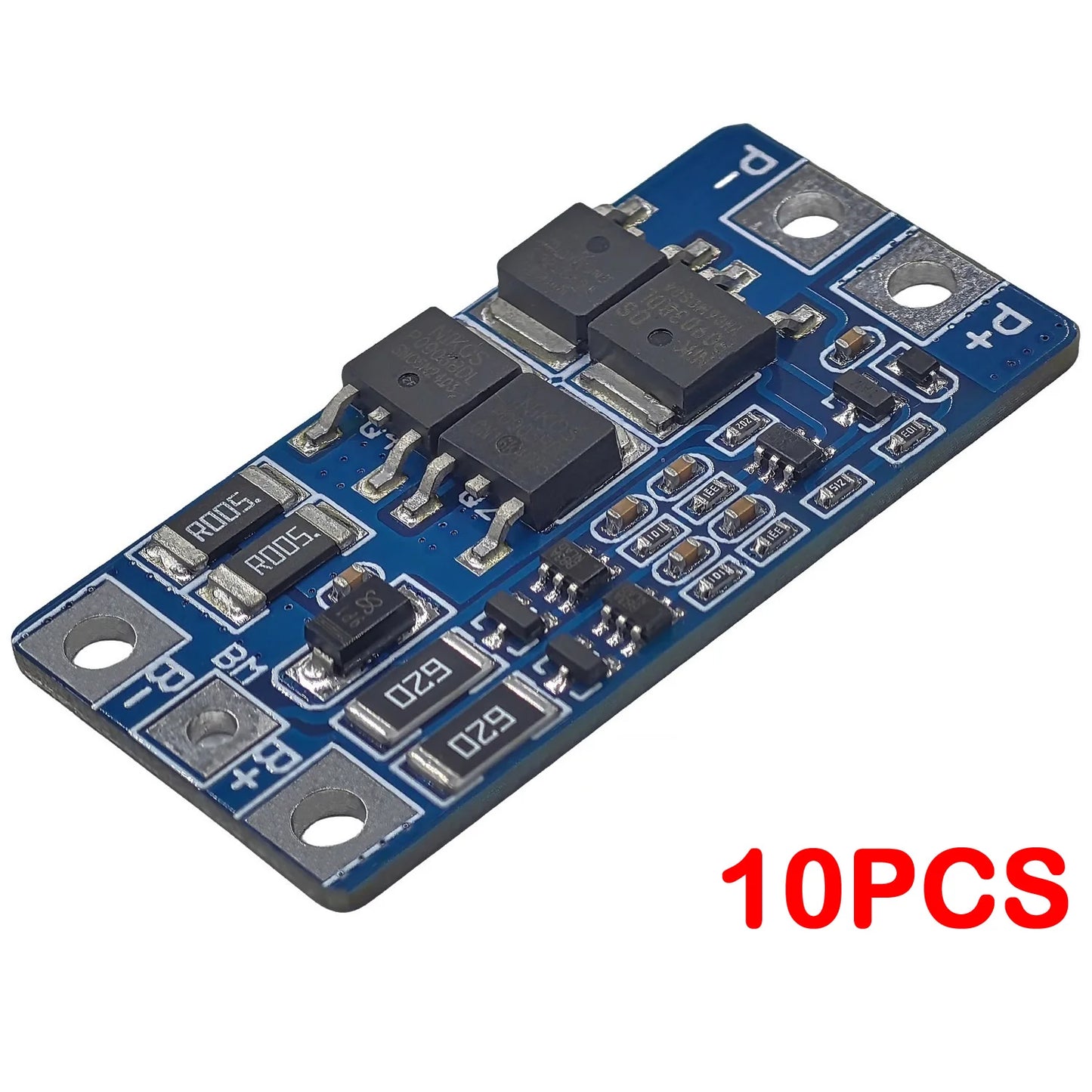 2S 10A Lithium Battery BMS Protection Board 7.4V 8.4V with Overcharge and Balance Function for 18650 Cells