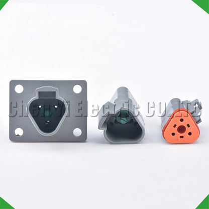 3 Pin Waterproof DT Connector Plug DT06-3S DT04-3P Pigtail