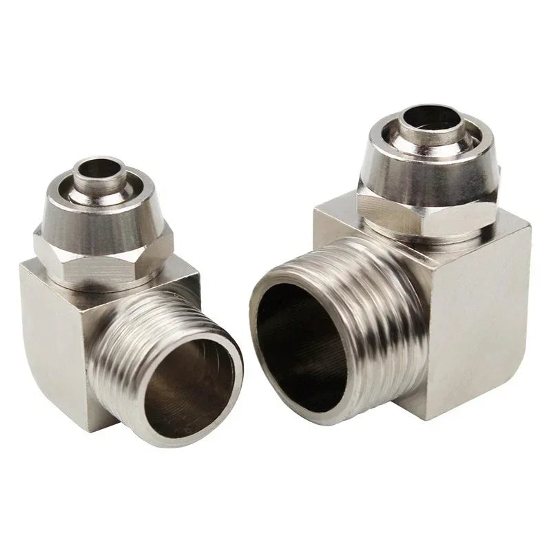 KPL Nickel-Plated Copper Pneumatic Quick Connector 1/8 1/4 3/8 1/2 Thread Fitting for Air Compressor Hydraulic System 4 6 8 10