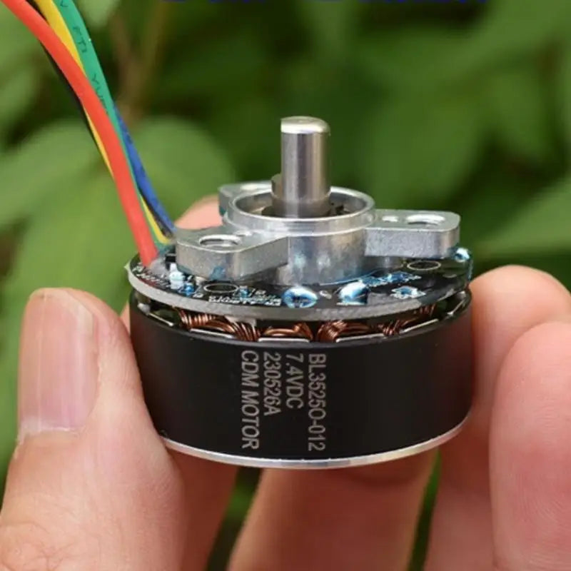 35mm BLDC Brushless Motor DC 7.4V 3200RPM | High Torque | 5–12V | PWM Driver Included | CW Rotation