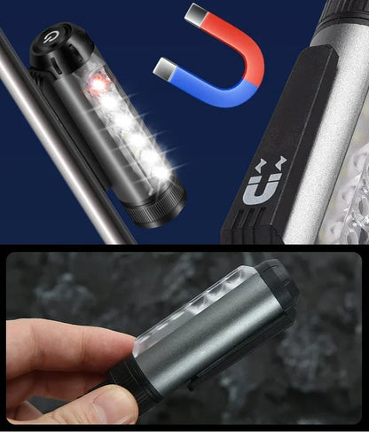 COB LED Induction Headlamp USB Rechargeable 5 Mode 18650 Headlight
