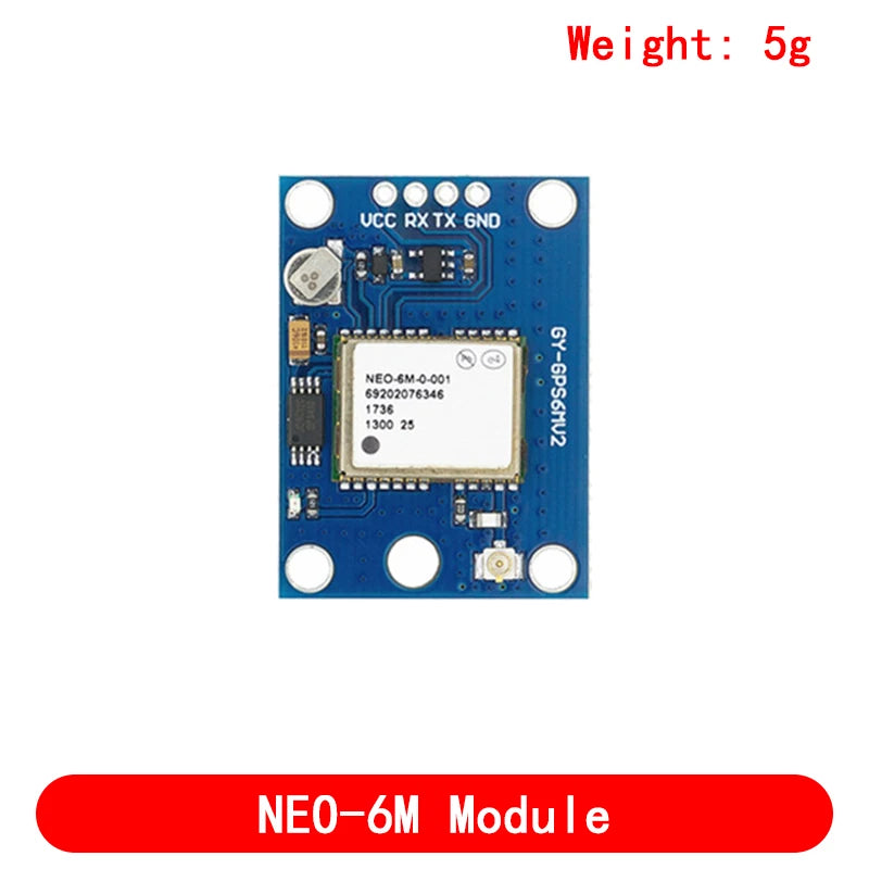 NEO-6M/7M/8M GPS Module with EEPROM Flight Control Large Antenna for Arduino