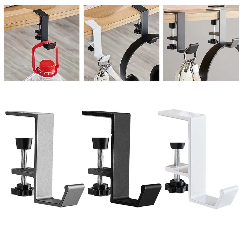 Adjustable Hanger Headphone Holder Organize Space Keep Bags Off Floor Easy Installation Lightweight And Portable Non-Slip Design