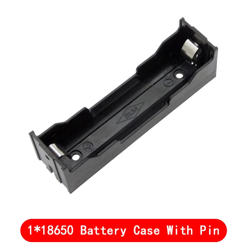 ABS 18650 Battery Holder Case Storage Box with Hard Pin Slots for 1-4 Cells