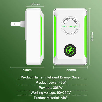 Electric Energy Saver Smart Power Saver Portable Electricity Saving Box US/EU Plug Socket Adapter For Cost Reducing Office Home