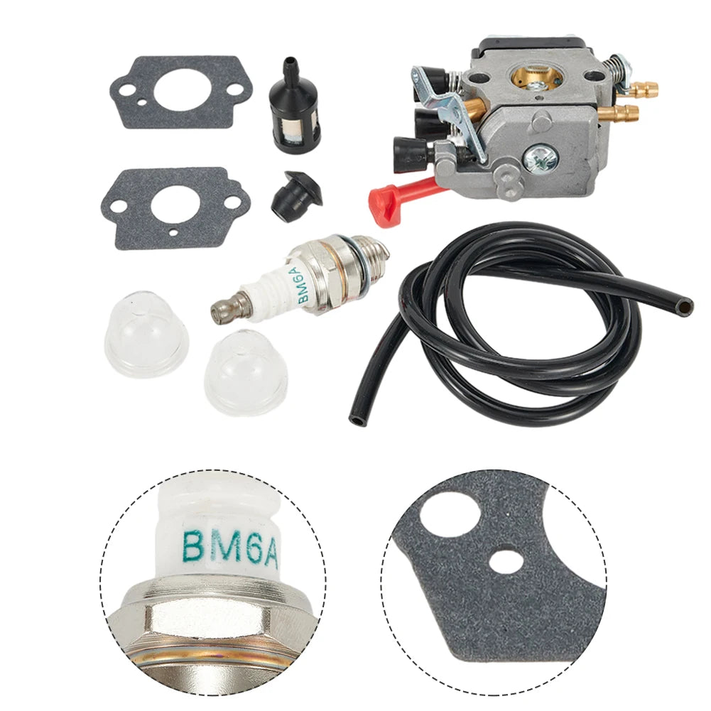 High Quality Brand New Leaf Blower Carburetor Home Component Fuel Line Filter Parts Replacement Accessories BG50