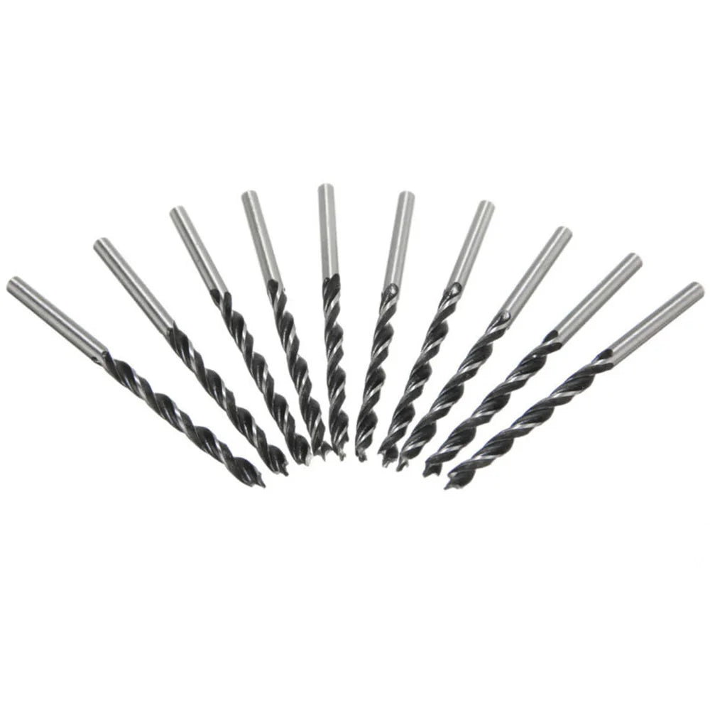 Woodworking Spiral Drill Bit Kit 3mm/4mm/5mm with Center Point for Wood Drills, Power Tool Parts