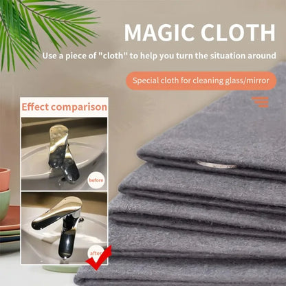 Thickened Microfiber Cleaning Cloth No-Trace Reusable Wiping Towel