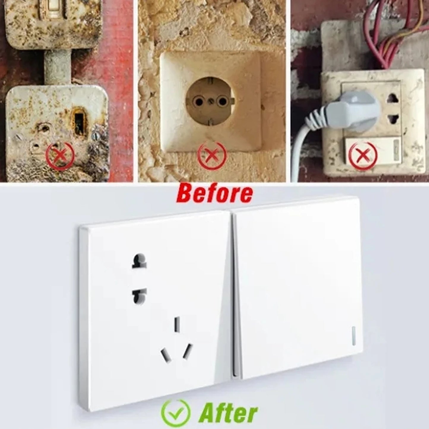 Wall Socket Repair Kit 86 Type Bottom Box Fixing Accessories
