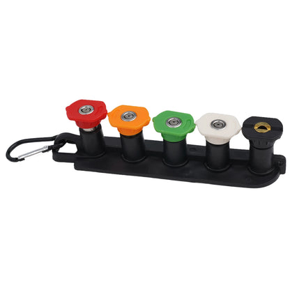 Pressure Washer Spray Wand — 1/4” Quick Connect Extension Lance with 5 Nozzles for High-Pressure Cleaning