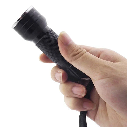 Mini 9-51 LED Portable UV Pocket Flashlight Black Light Detector