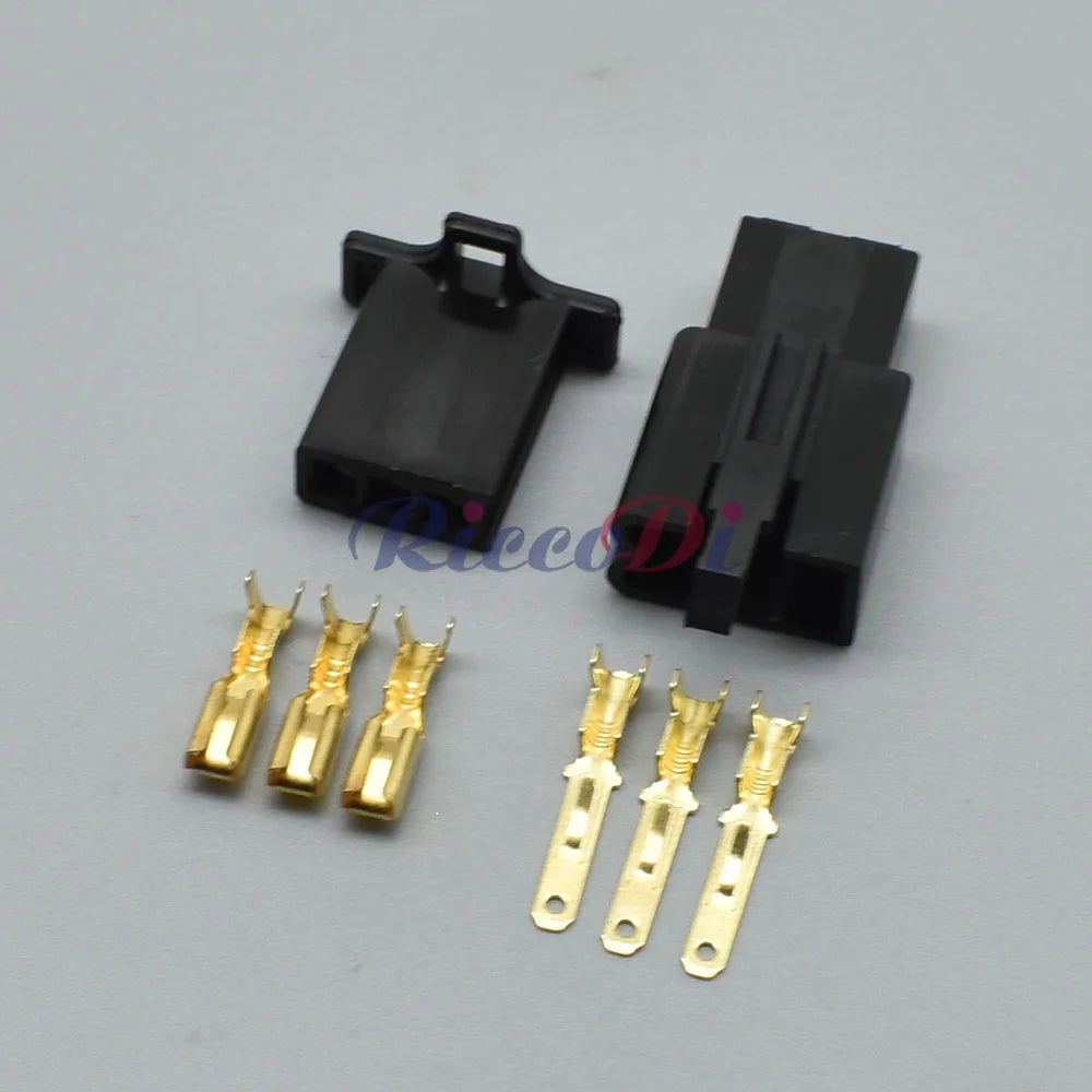 3-Pin Connector 6030-3991 6040-3111 Female Male Plastic Housing with Wires Automotive Harness