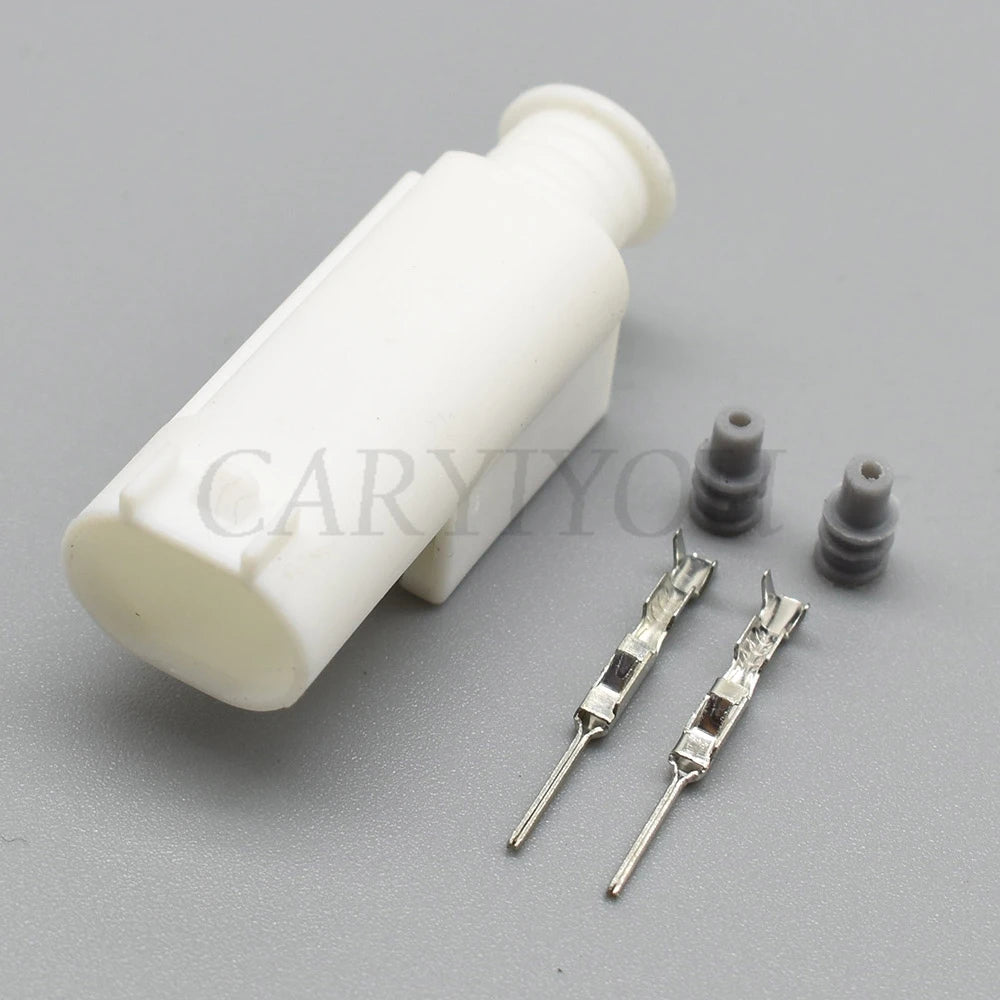2 Hole Automotive Waterproof Connector Small Current Socket for Car Wire Harness 1718555-1 1-968790-2