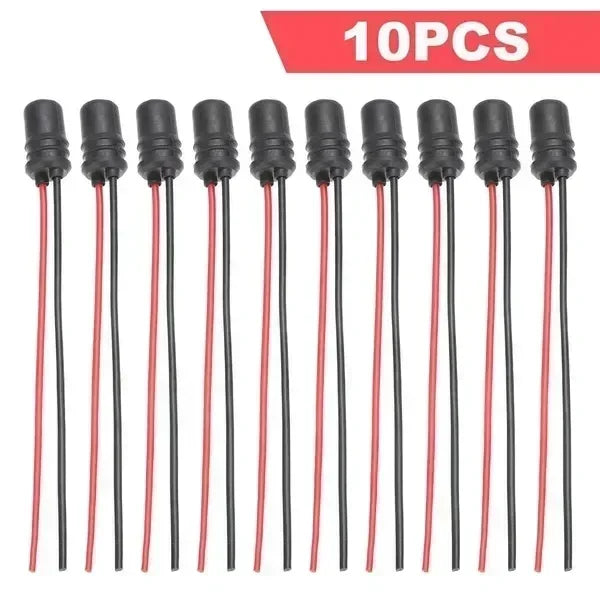 T10 W5W Dashboard Light Bulb Socket Rubber Lamp Holder Connector 16/1PCS