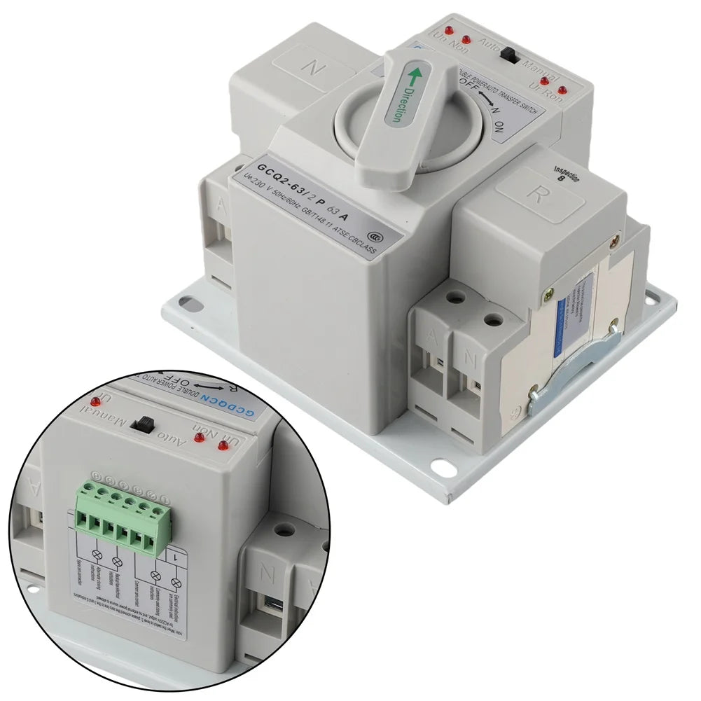 Power Outage Backup As Shown Power Management Switch Compact Automatic Transfer Switch Transfer Switch Switchgear Equipment