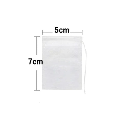 300/50PCS Disposable Tea Filter Bags Non-woven Fabric Tea Bag with Drawstring Kitchen Filter Paper for Coffee Herb Loose Tea