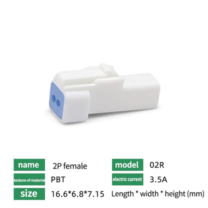 Automotive Connectors JST02R-JWPF-VSLE 2/3/4/6/8 Pin Waterproof Connectors Male and Female Butt Plugs