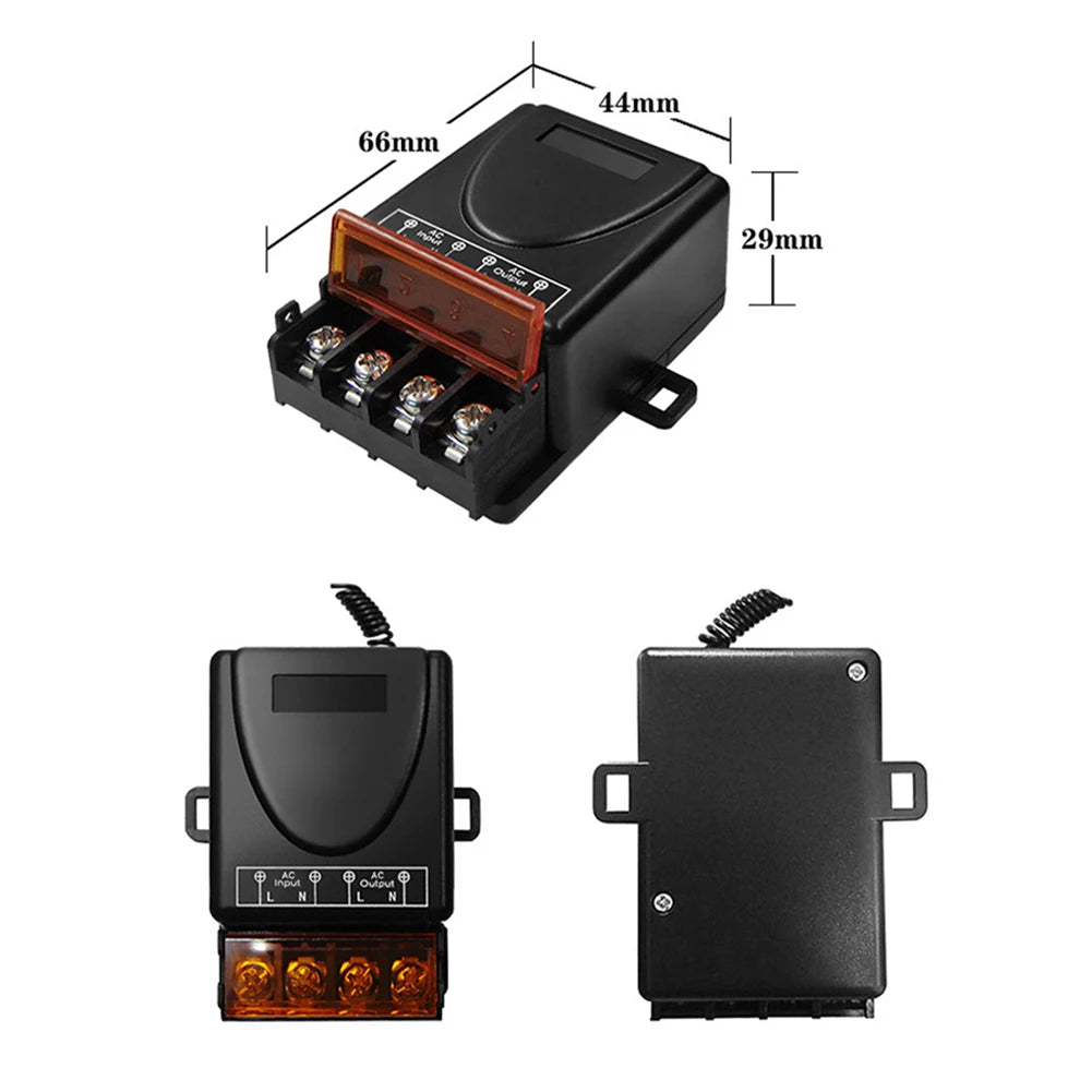 For Doors For Lamps General Remote Control AC 220V Switch Remote Control Applications Effortless Setup Enhanced Security System
