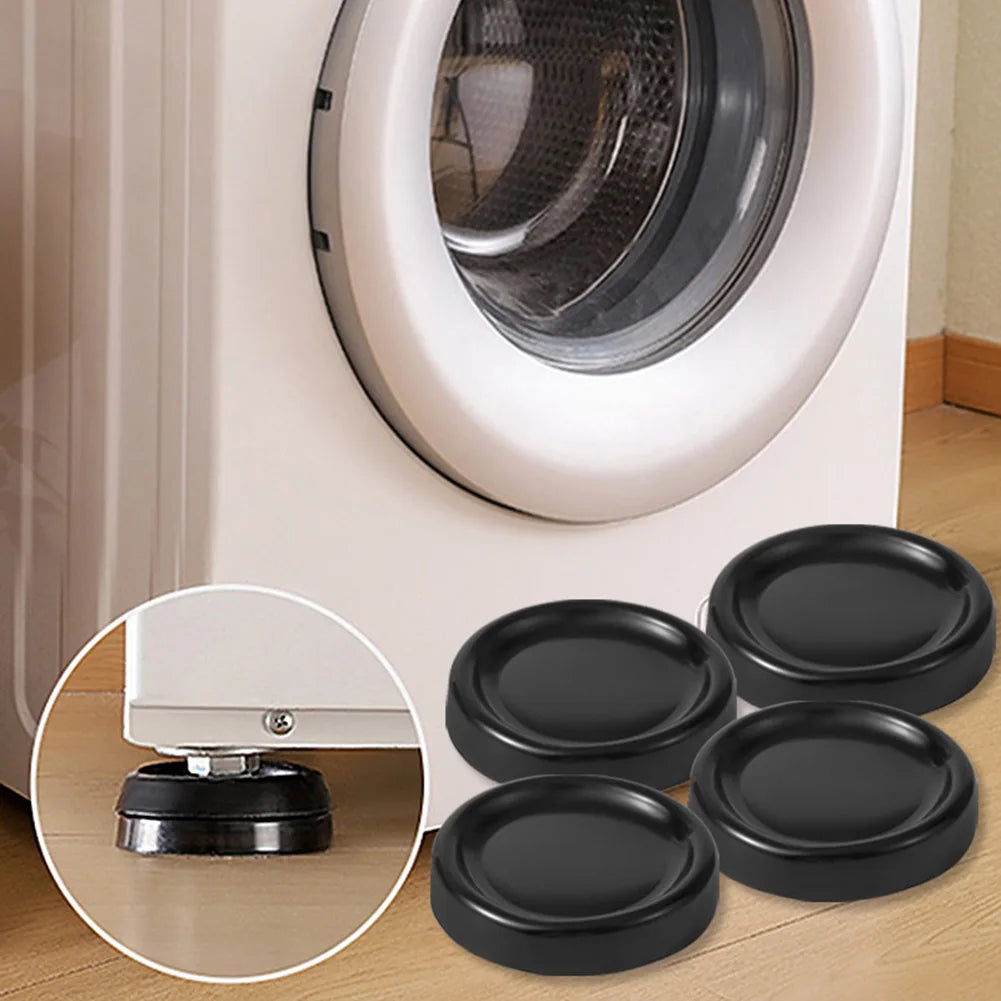Rubber Non Slip Anti Vibration Feet for Washing Machines and Dryers Set of 4 Pads to Reduce Noise and Avoid Floor Scratches