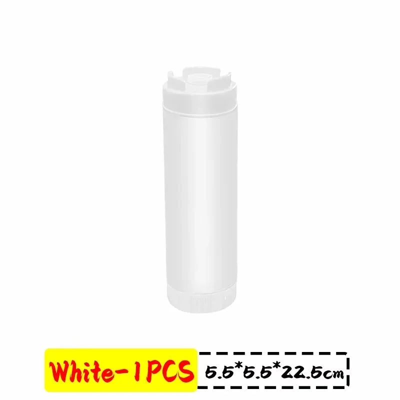 16oz Double Ended Sauce Squeeze Bottle Salad Dressing Dispenser