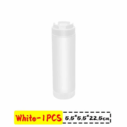 16oz Double Ended Sauce Squeeze Bottle Salad Dressing Dispenser